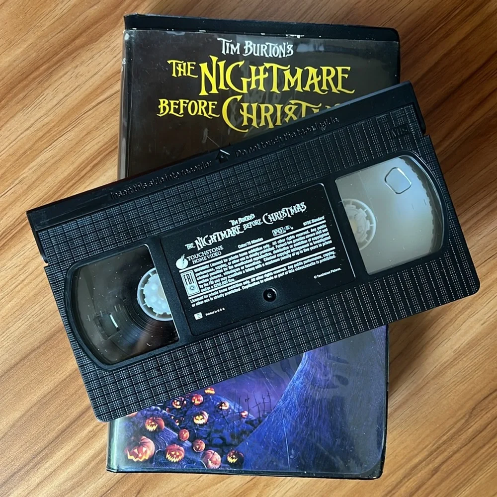 🎥 3/$21 🎥 VINTAGE VHS Tim Burton’s The Nightmare Before Christmas -UNTESTED - Picture 5 of 9
